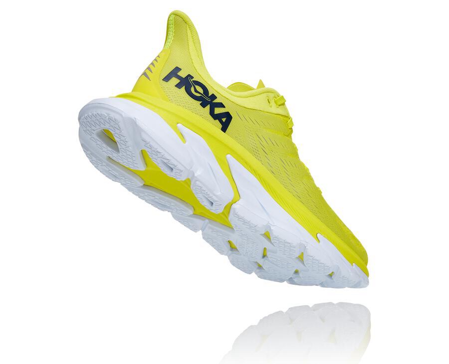 Hoka One One Running Shoes Mens Fluorescence - Clifton Edge - 84031AUEG